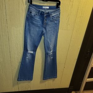 2 For $40 NWOT KanCan high rise flare